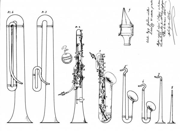 1846 patent adolphe sax