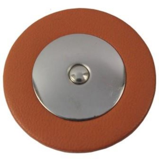 Polsters bruin  met metalen resonator, 